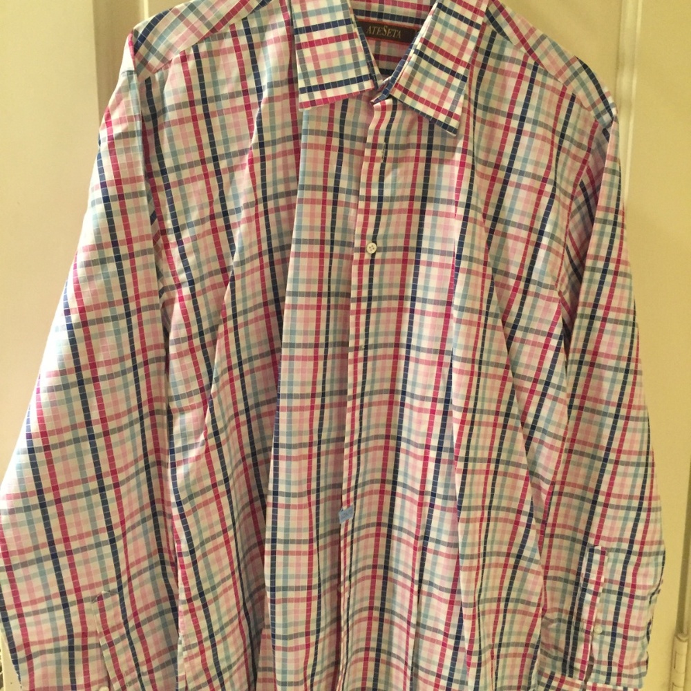 AteSeta checked multicolored Men's shirt fm Venice